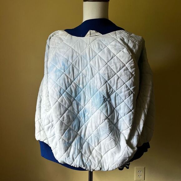 Vintage 80s Don Alleson Athletic Coach Jacket Royal Blue Wrestling CNS Northstar - Picture 9 of 11